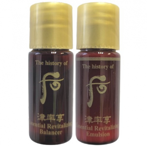 Whoo津率享 紅山蔘滋養液+乳液 (5ml各30支)