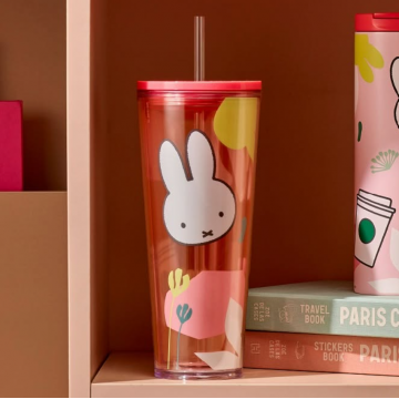 韓國 Starbucks x Miffy特大冷飲杯連飲管(710ml)